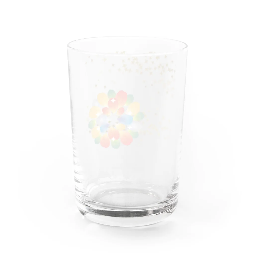 マヤイロストアのマヤイロ 5色 Flower Water Glass :back