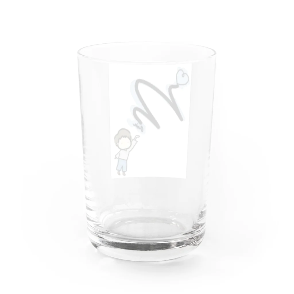 𝓂𝒶𝓂𝒾𝓃ꪔ̤̫のゆるっとboy Water Glass :back