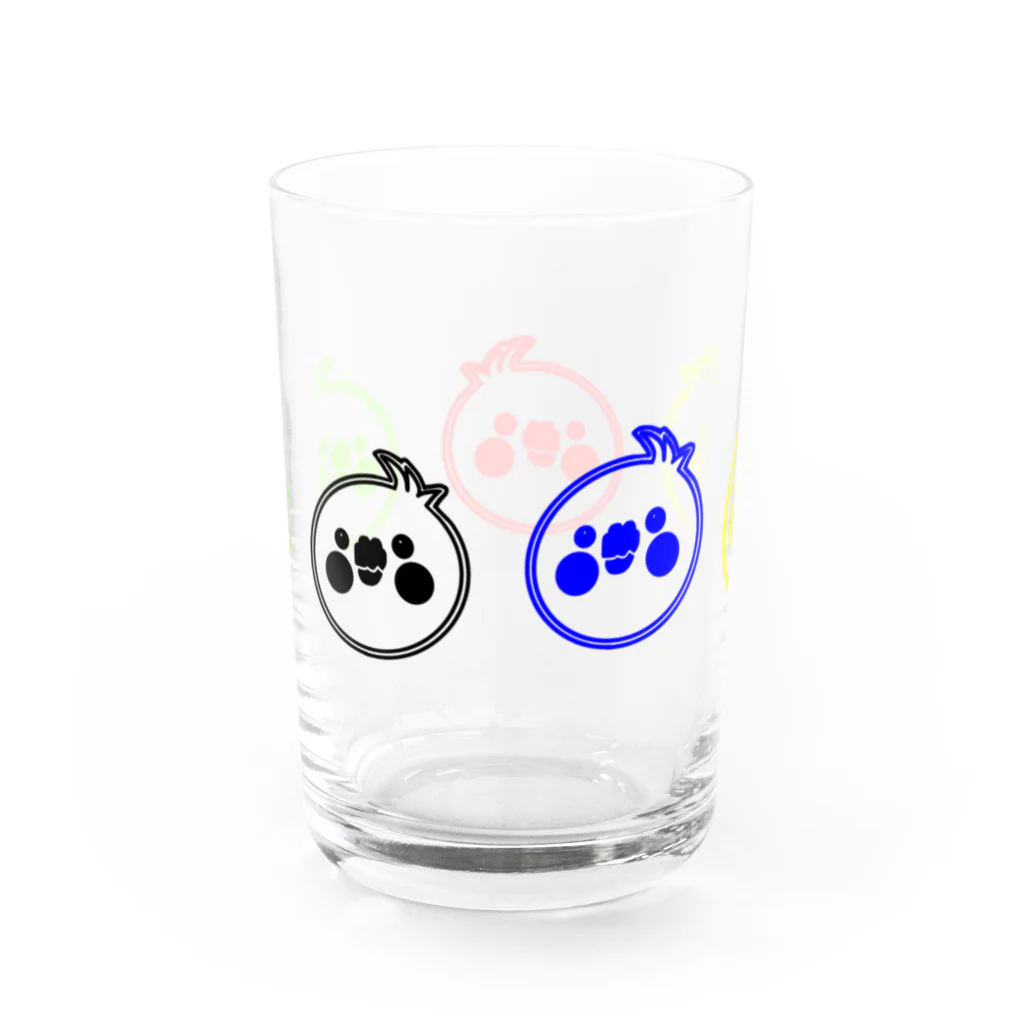 リロルル商店のリロルルさんちのルル子 Water Glass :back