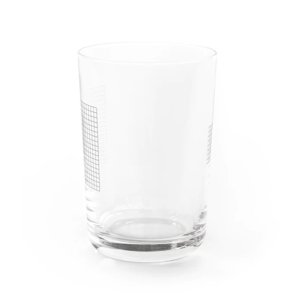 うぶすな京都の囲碁マグカップ・グラス(前後二面) Water Glass :back