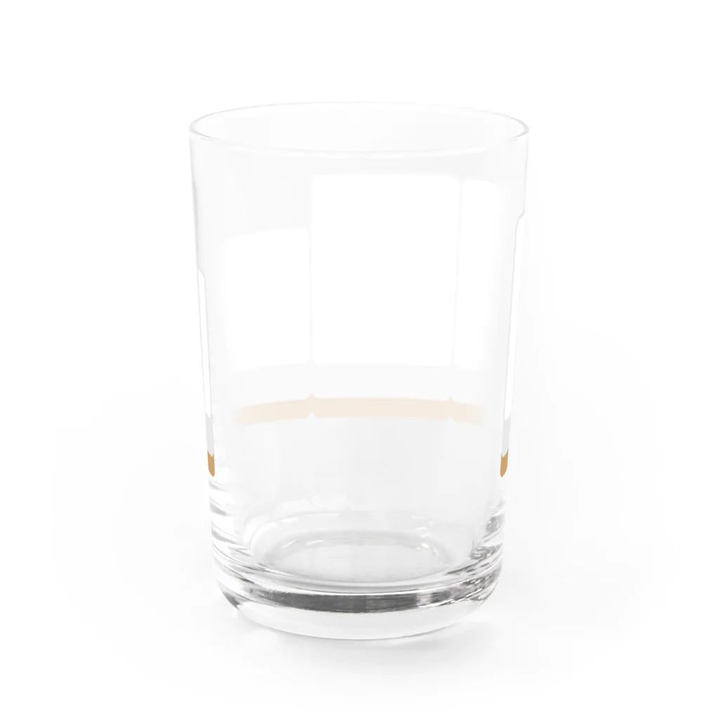 キッズモード某の右から白ポン ( 麻雀グッズ ) Water Glass :back