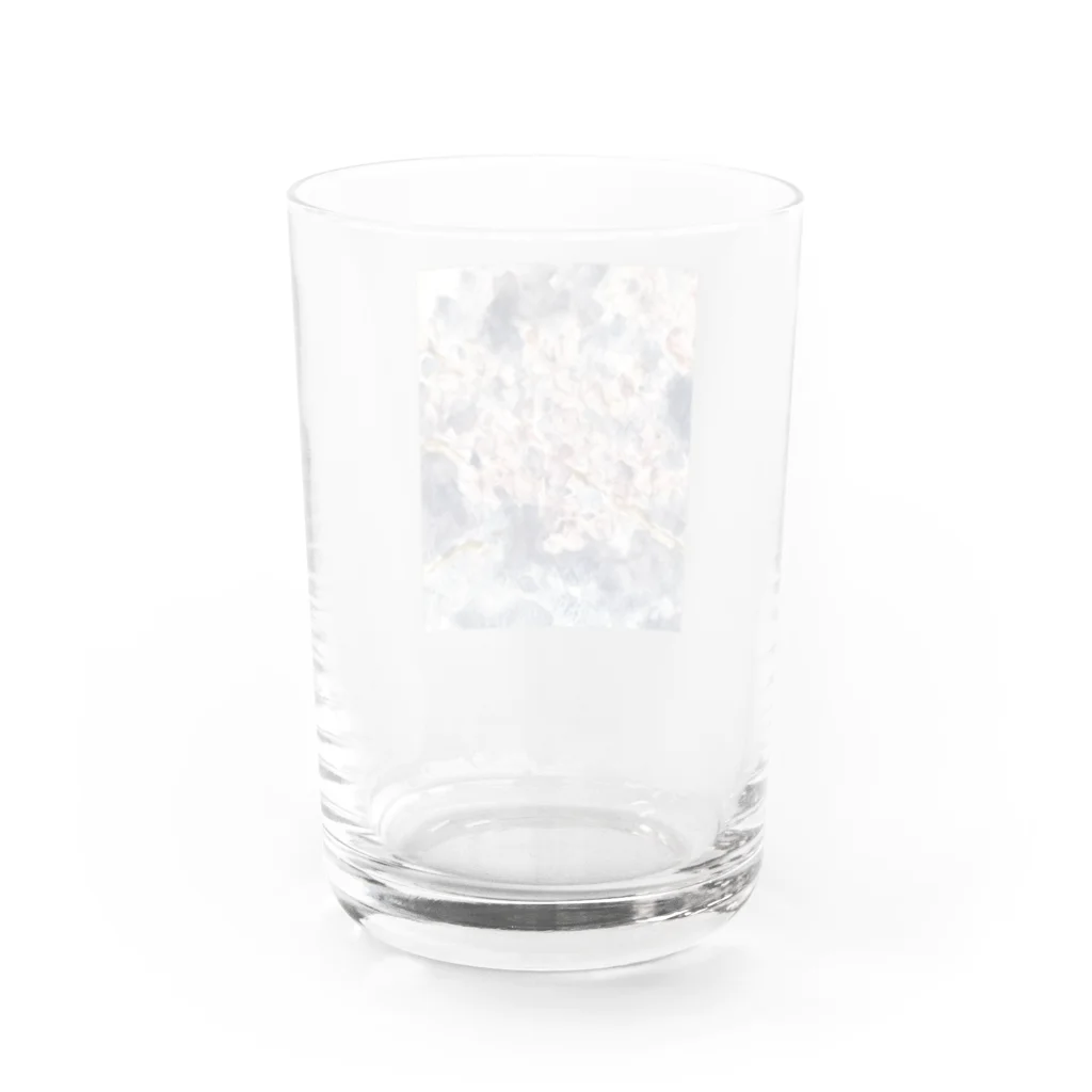 ym_dot_の夜桜 Water Glass :back