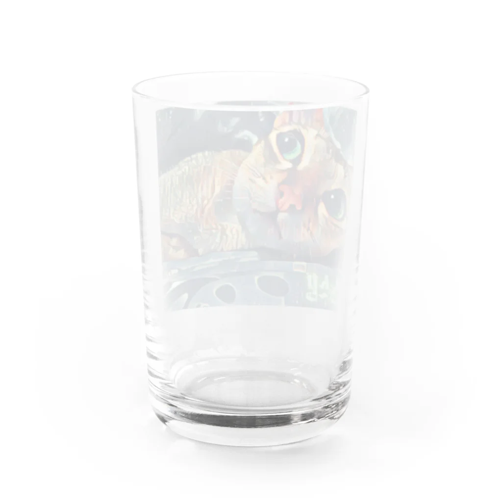 こげいろにゃんこ しふぉんくんのしふぉにゃん Water Glass :back