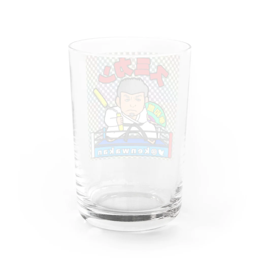 sumikanshopのスミカンマン Water Glass :back