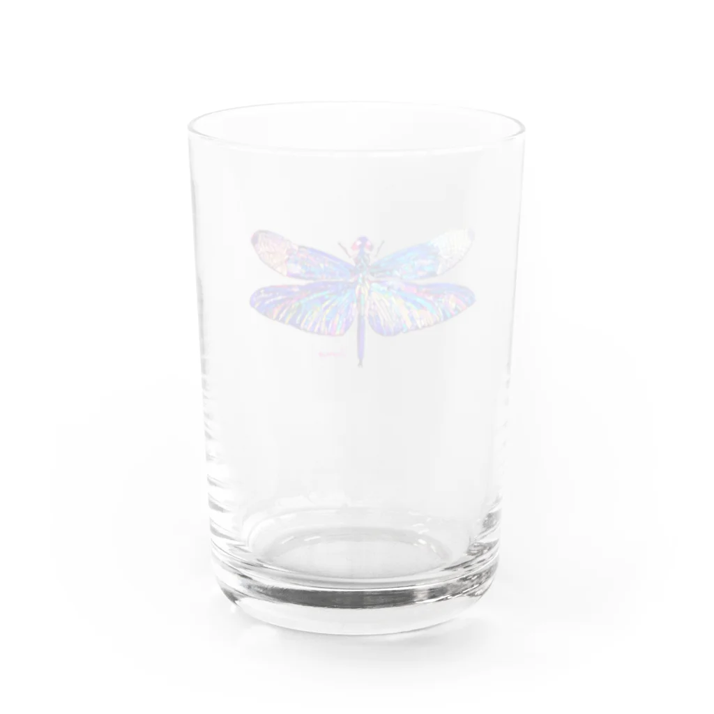 ジュノの秘密のアトリエのチョウトンボ／Juno Water Glass :back