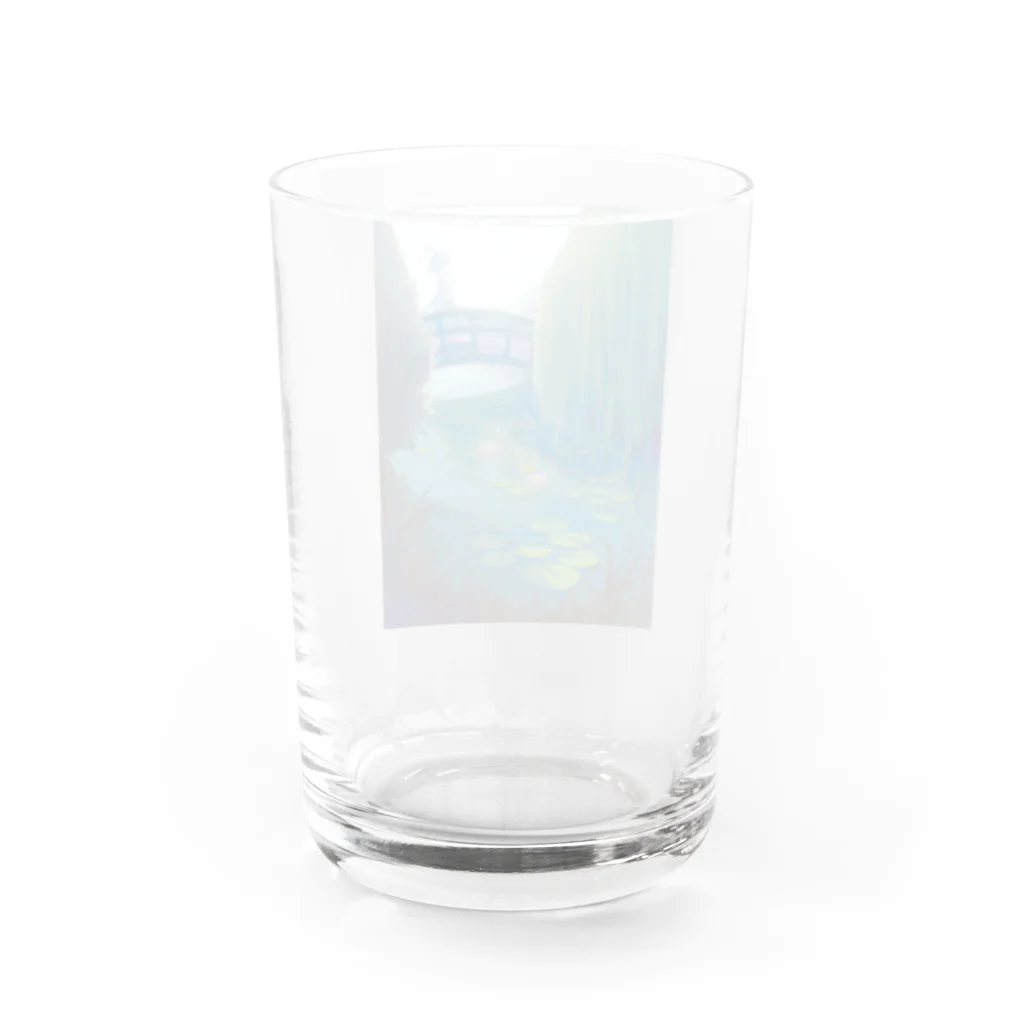 淡田るむの睡蓮 Water Glass :back