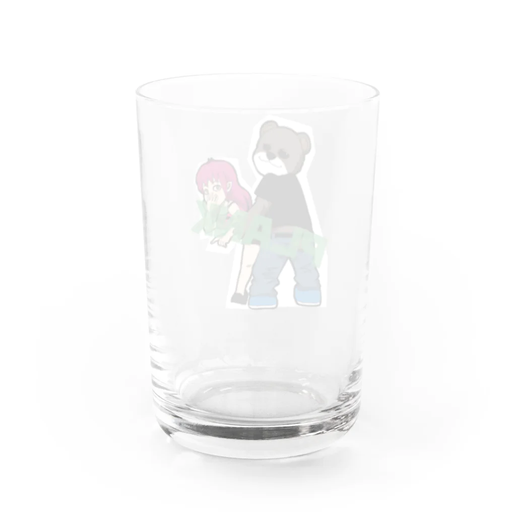 はたけいちごのplank Water Glass :back