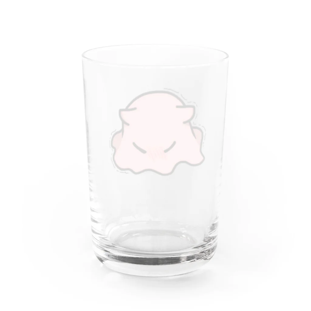 カワキのがんばるメンダコ Water Glass :back