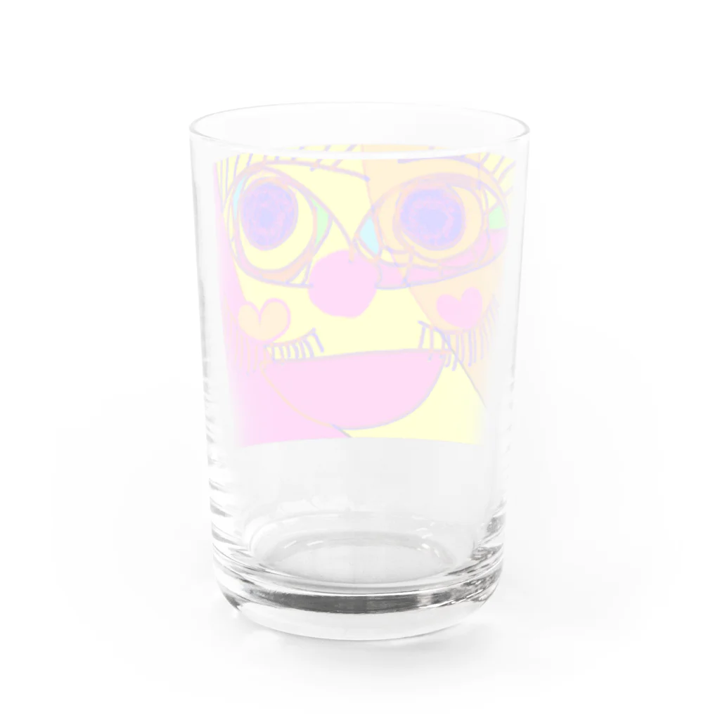 律(りつ)のすまいるガール Water Glass :back