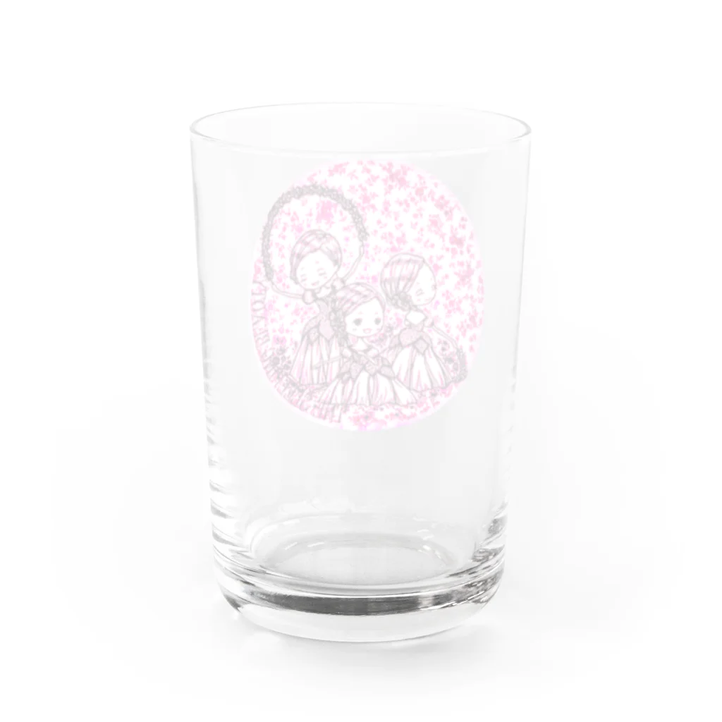 takaraのイラストグッズ店の花のワルツ「眠れる森の美女」より Water Glass :back