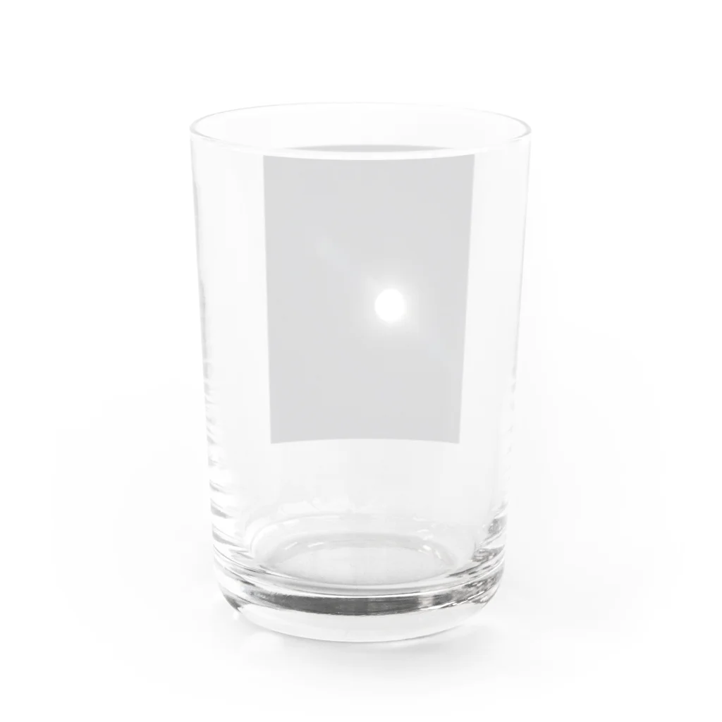 ミルクティーの満月の夜に Water Glass :back