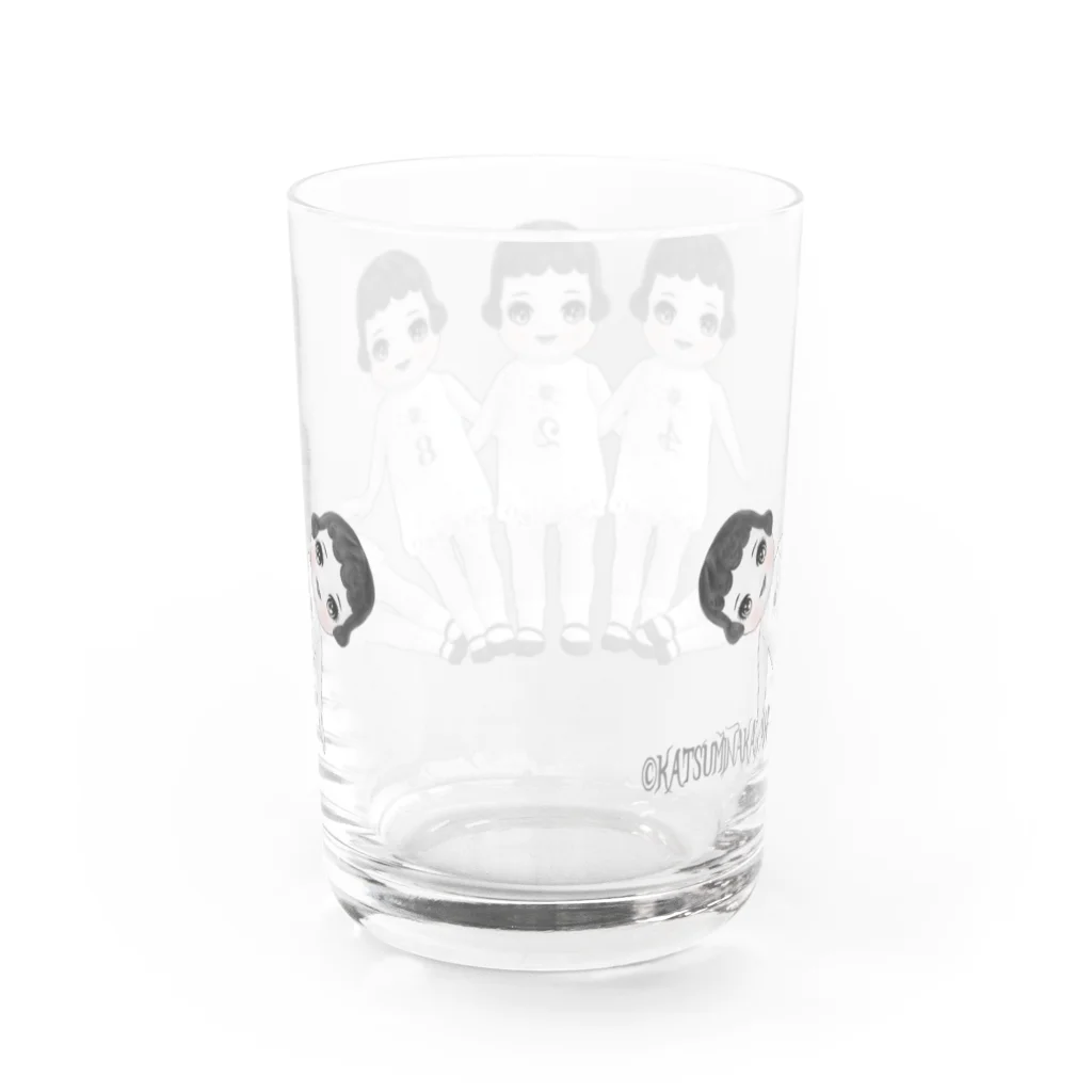 中山ちゃん人形商店の428運動同好会シリーズ　組体操扇 Water Glass :back