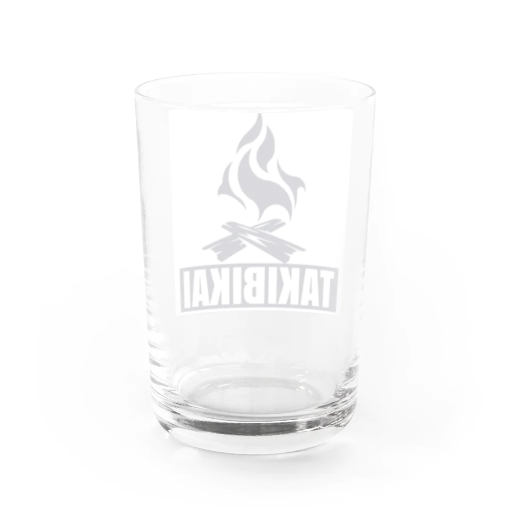 TAKIBIKAIのTAKIBIKAIオフィシャルグッズ Water Glass :back