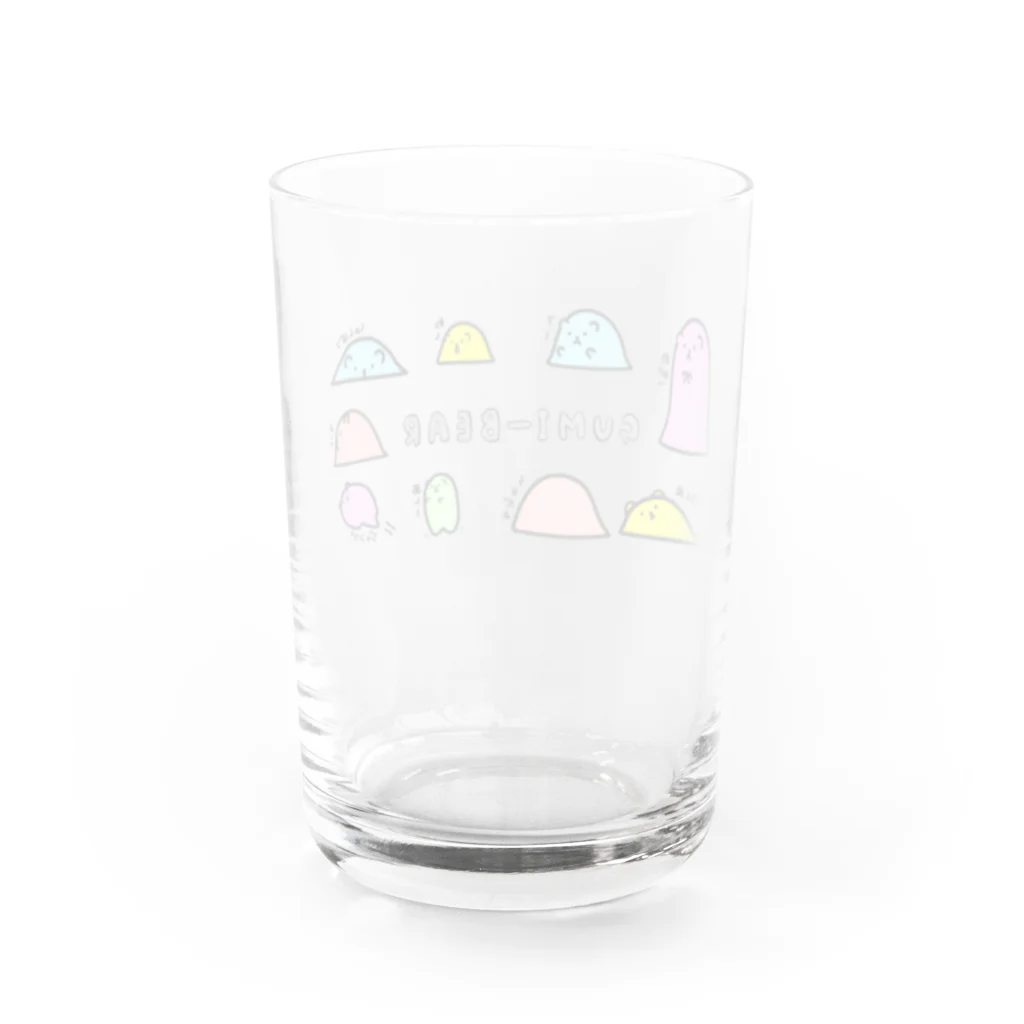 グミベアのおうちの色んなグミベア Water Glass :back