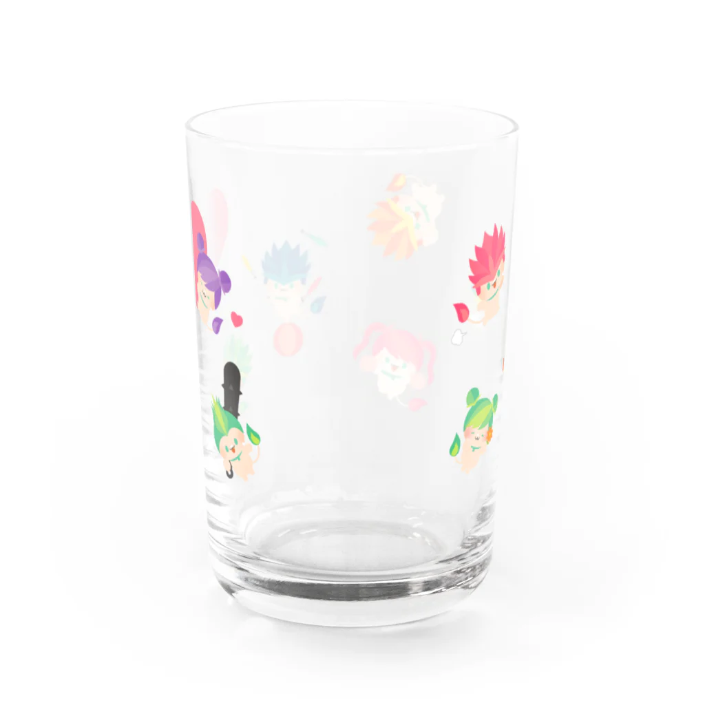 ひのまるショップのひのまるオールスター Water Glass :back