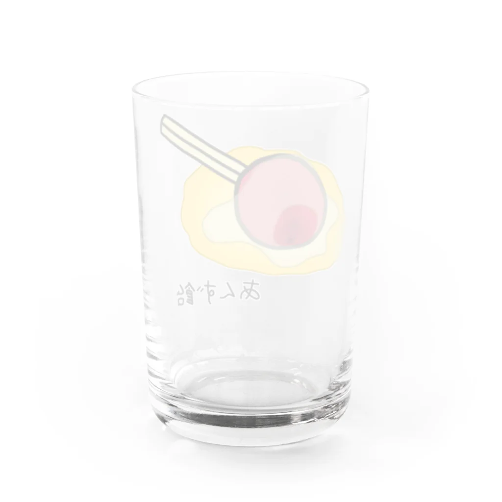 脂身通信Ｚのあんず飴♪すもも230210 Water Glass :back