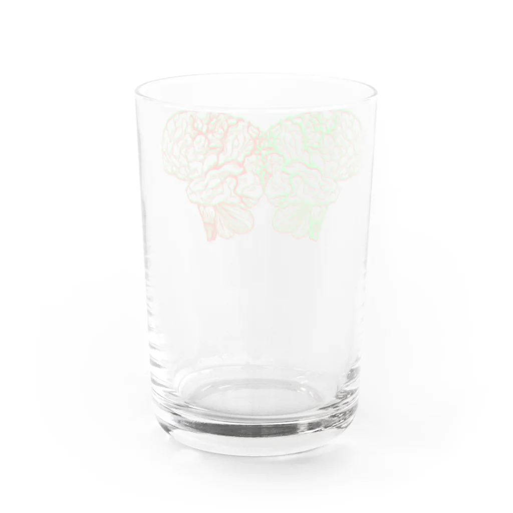 兎兎のお店だよの蝶脳 Water Glass :back