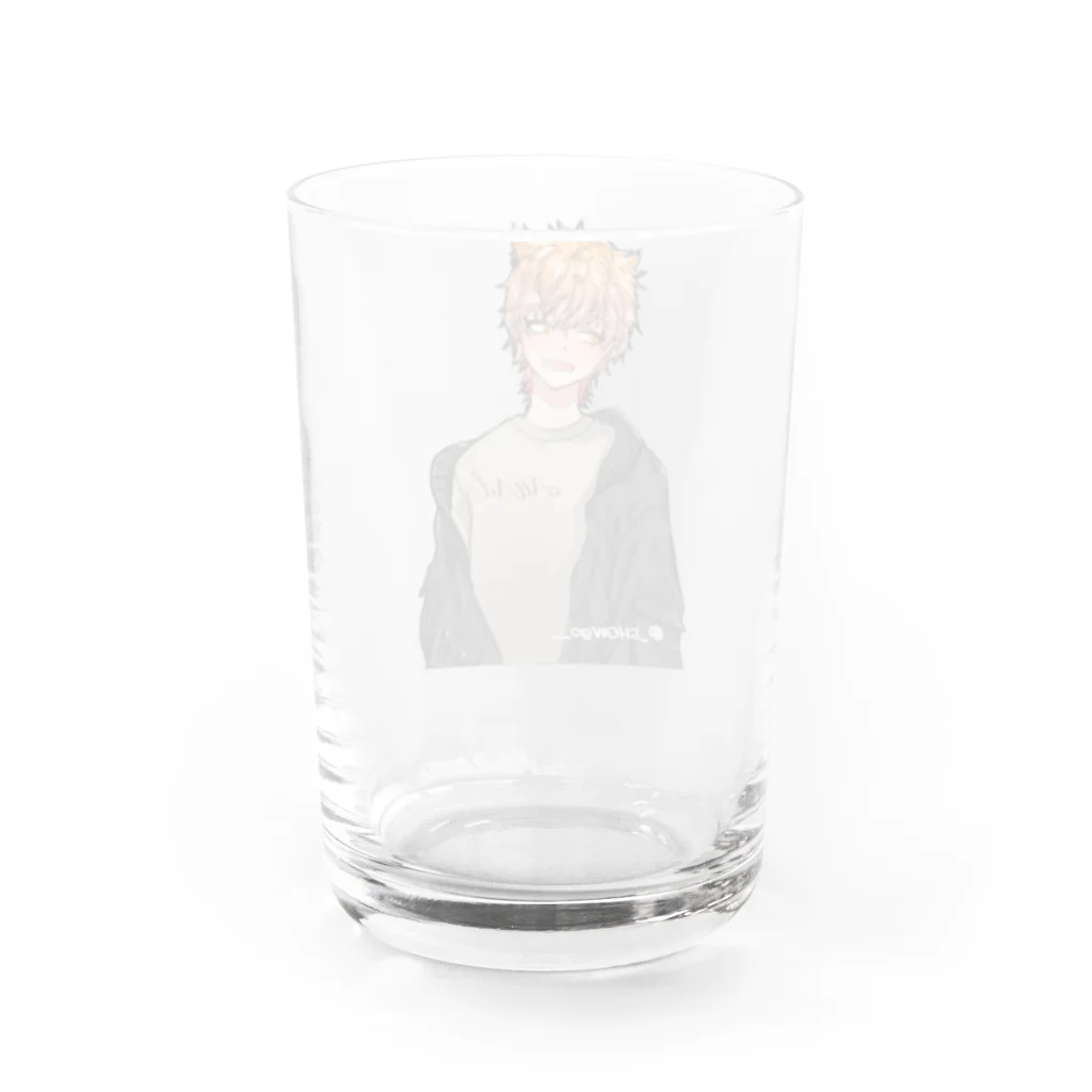 cAttAilの小虎(照れ) Water Glass :back