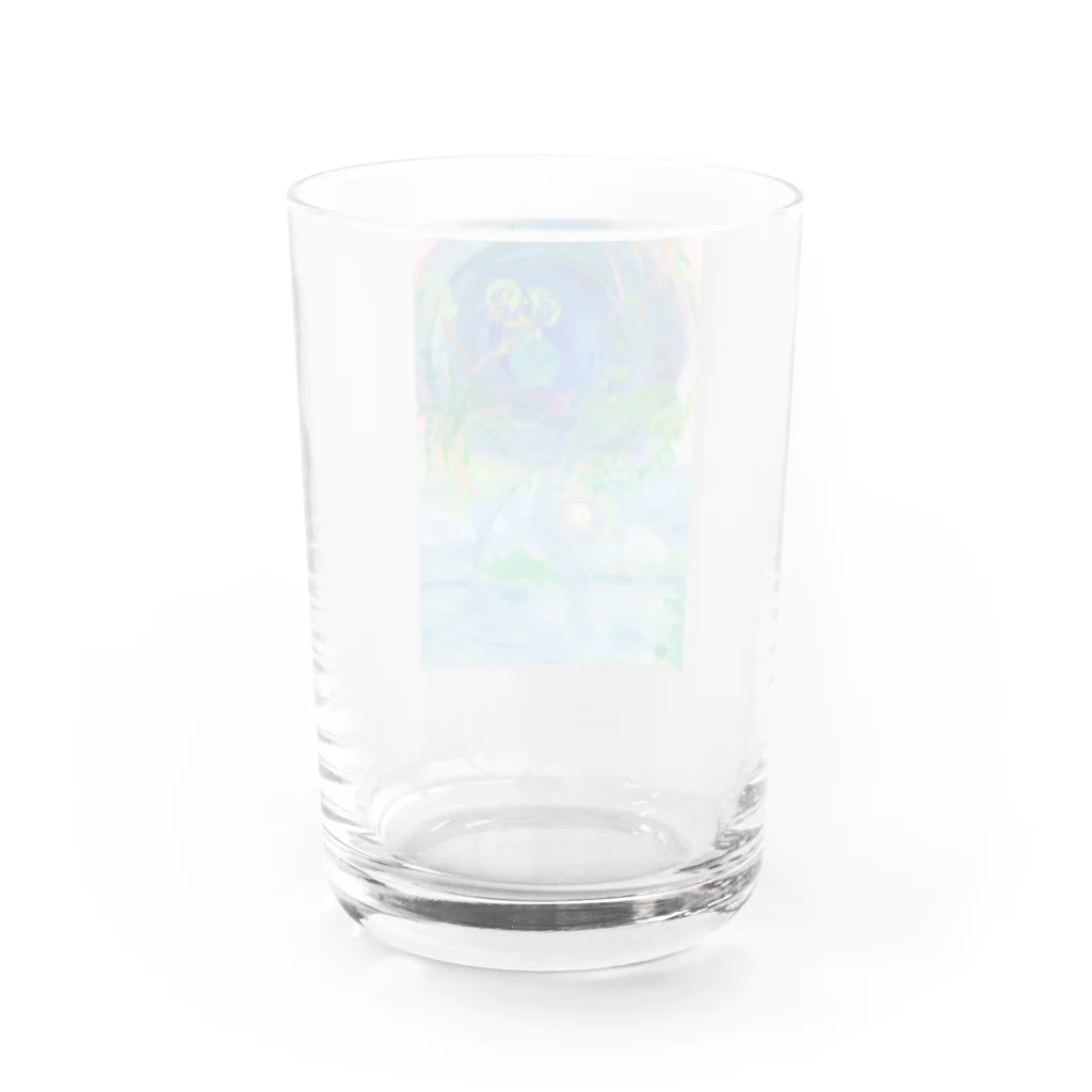 Komitu の　不思議な世界の琉球の聖地の龍神様 Water Glass :back