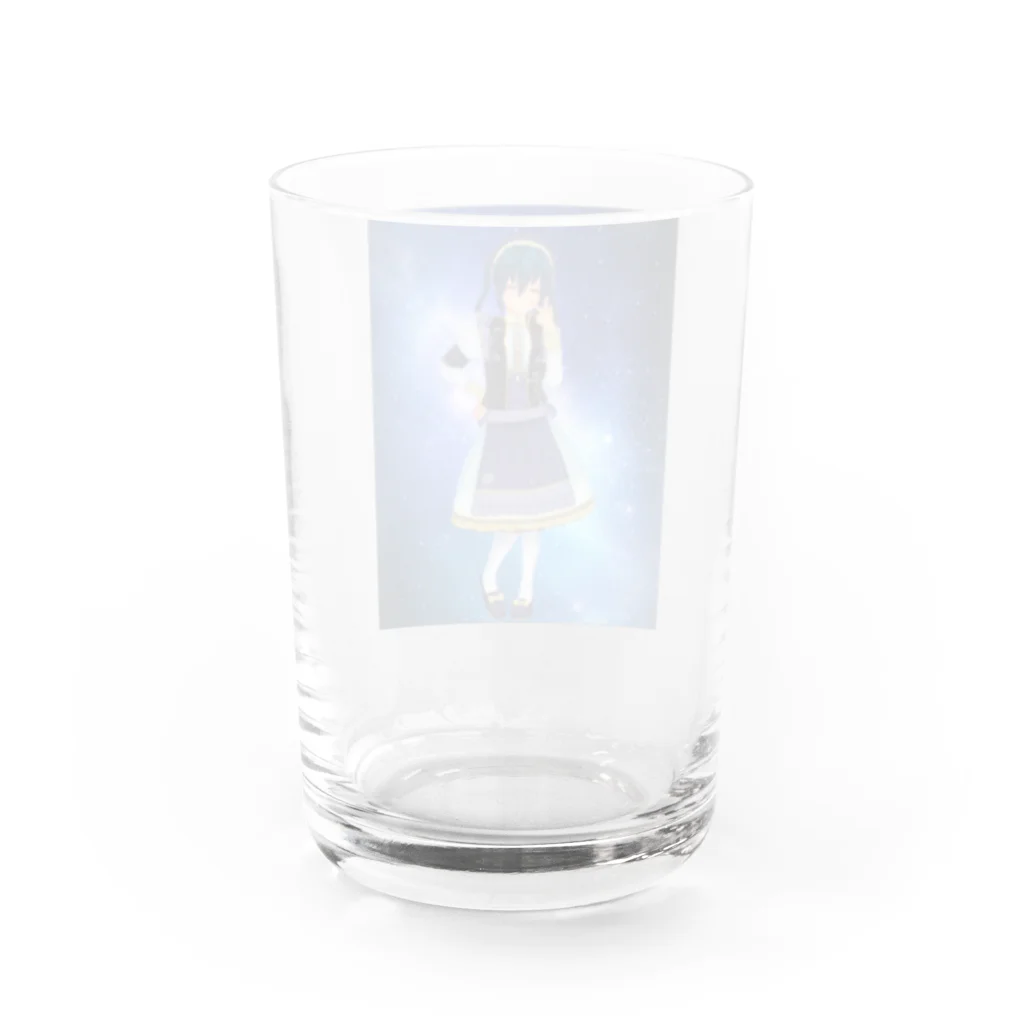 SAKUPRO_公式ストアの摺上ゆのガチ勢 Water Glass :back