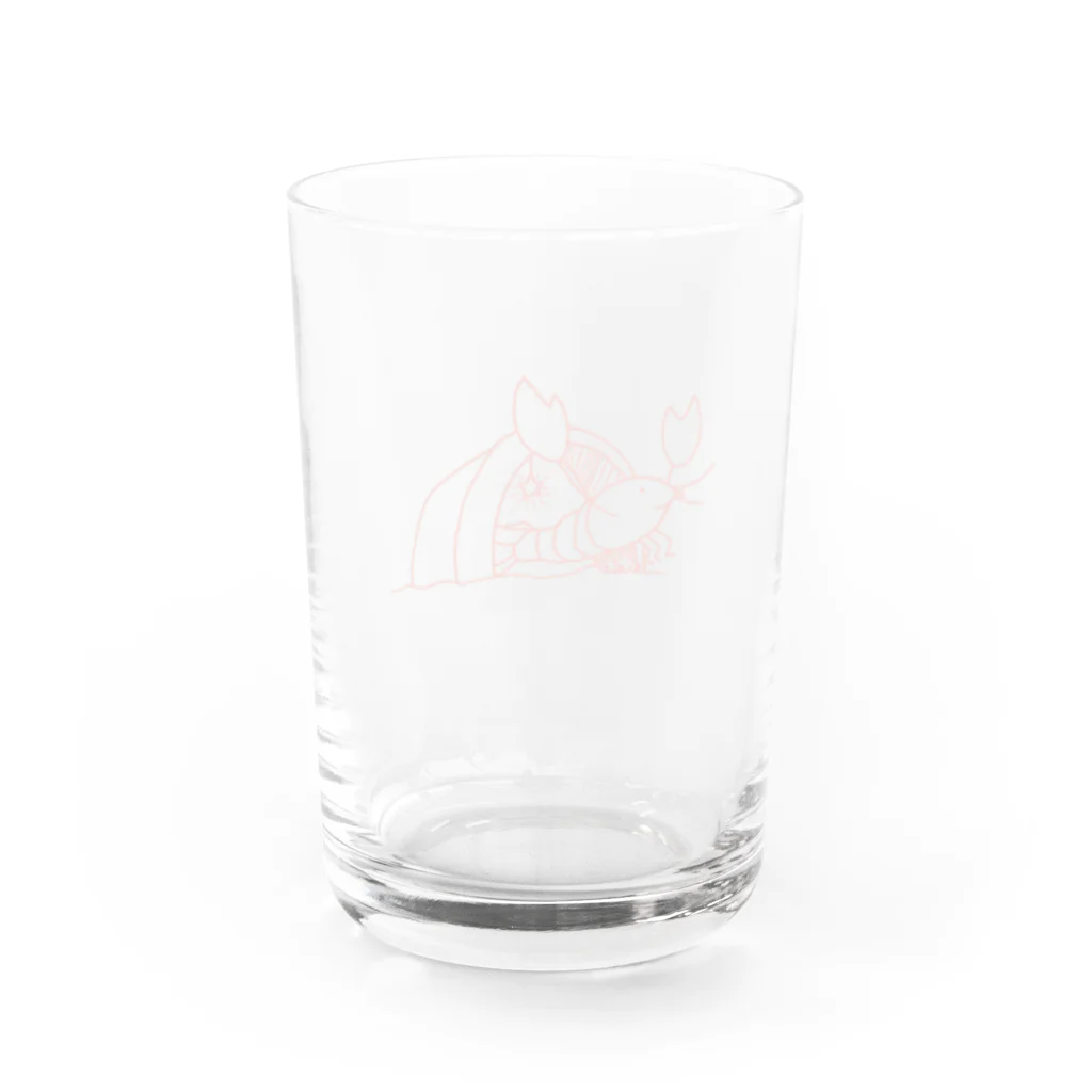 北ﾏｸﾗの国からのザリガニのおうち Water Glass :back