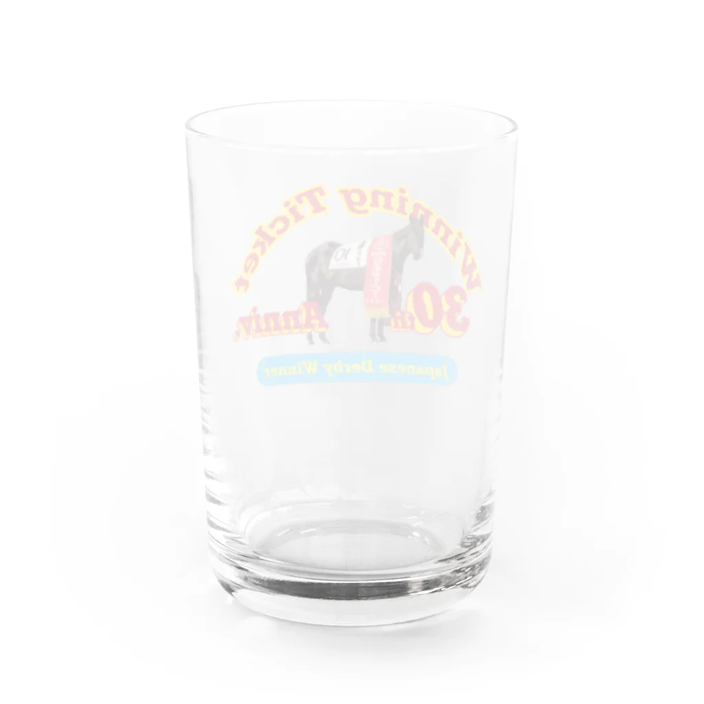 Loveuma. official shopのWinning Ticket 1993 Japanese Derby Winner 30th Anniv. by AERU Water Glass :back