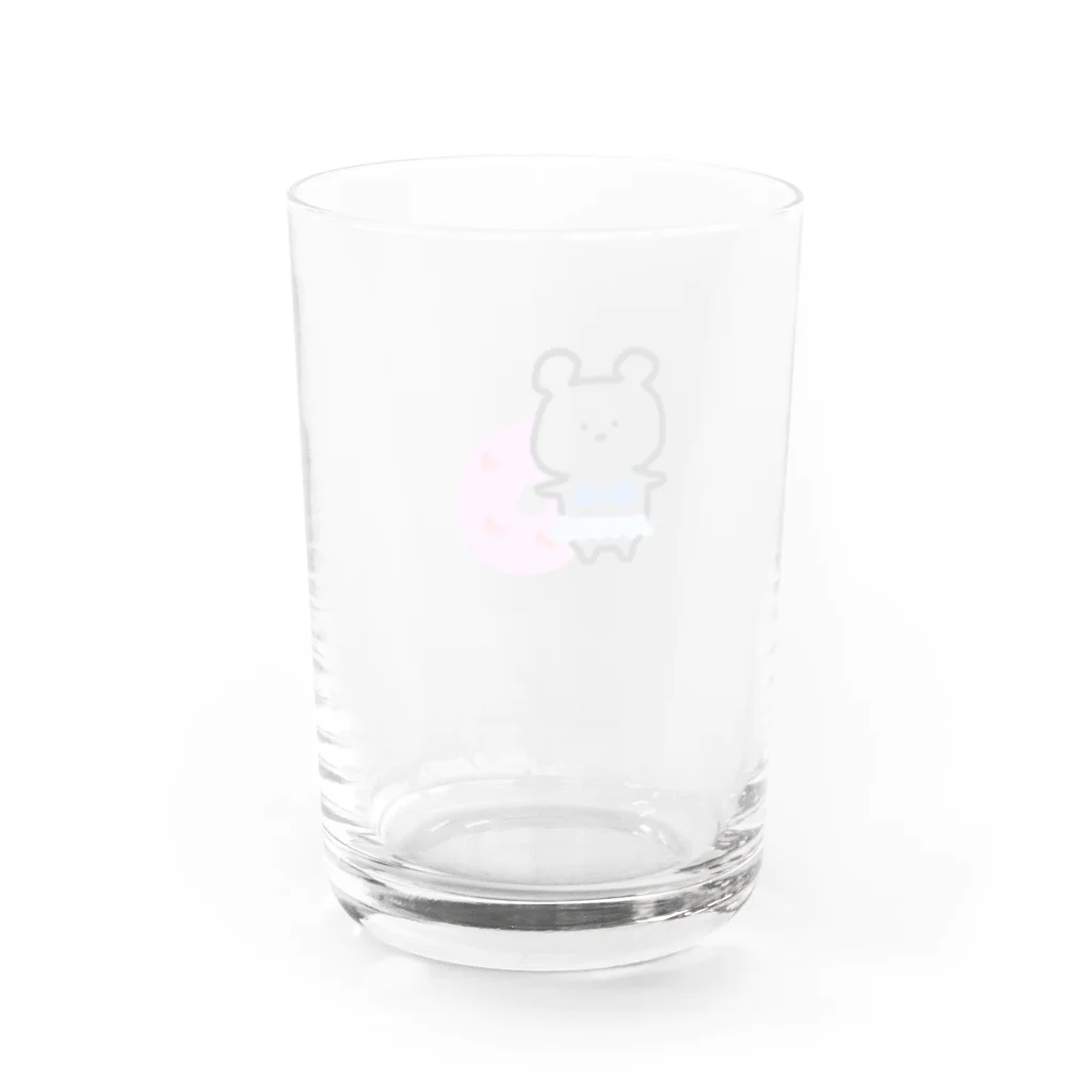 はむちゃん @ハムスターのみえみえびきに Water Glass :back