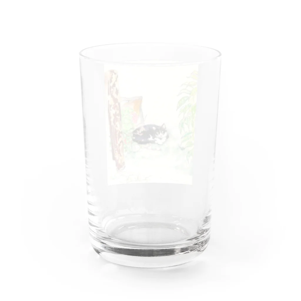 前田まゆこの錆と猫 Water Glass :back
