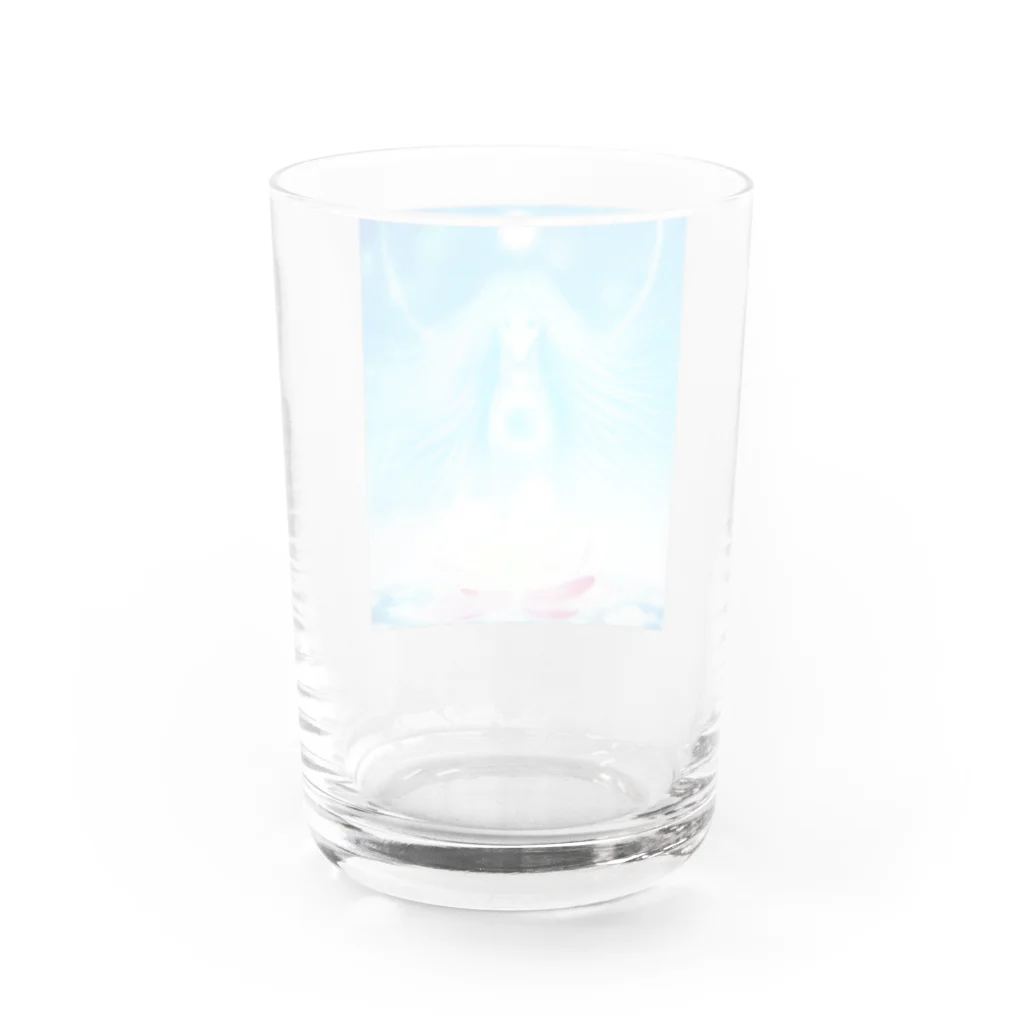 空間ペインター芳賀健太のアマビエの祈り～HANA～ Water Glass :back