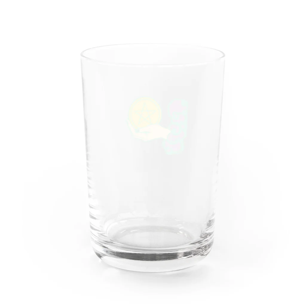 天体観測official web shopハイブリッドレインボウのペンタクルグラス Water Glass :back