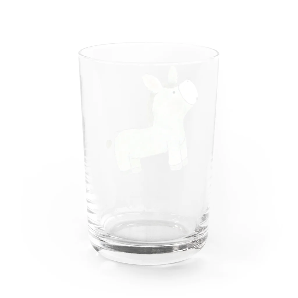 akiのろばの子 Water Glass :back