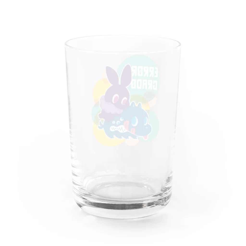 Yumenaoshiのいつも一緒（カラフル） Water Glass :back