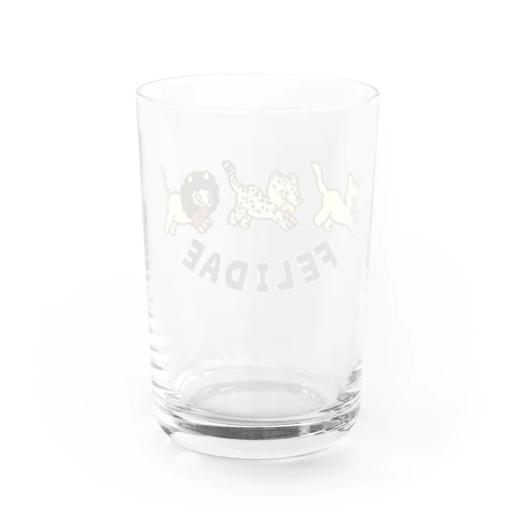 ari designのfelidae!（ネコ科！） Water Glass :back