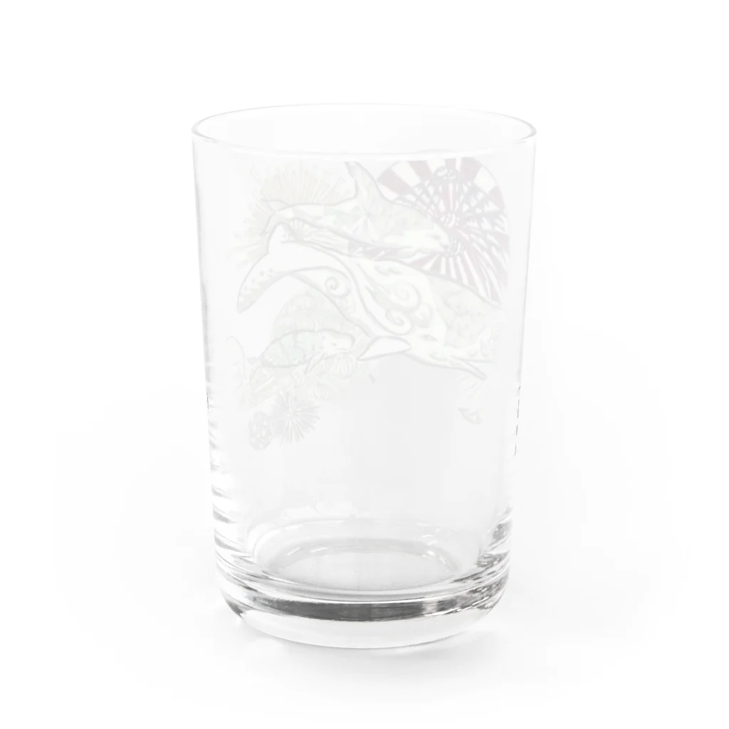 jinz originalの和モダン鯨 Water Glass :back