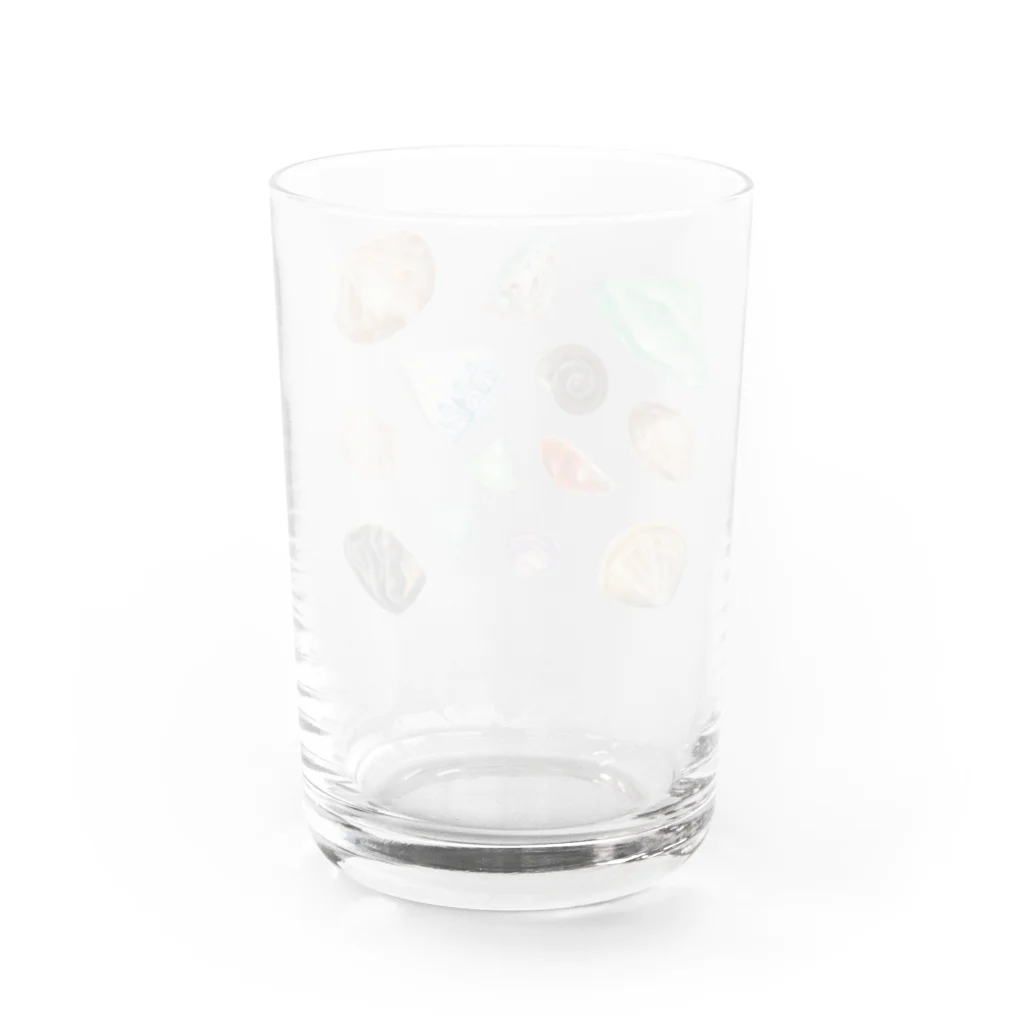 せりゆみの海でひろった Water Glass :back