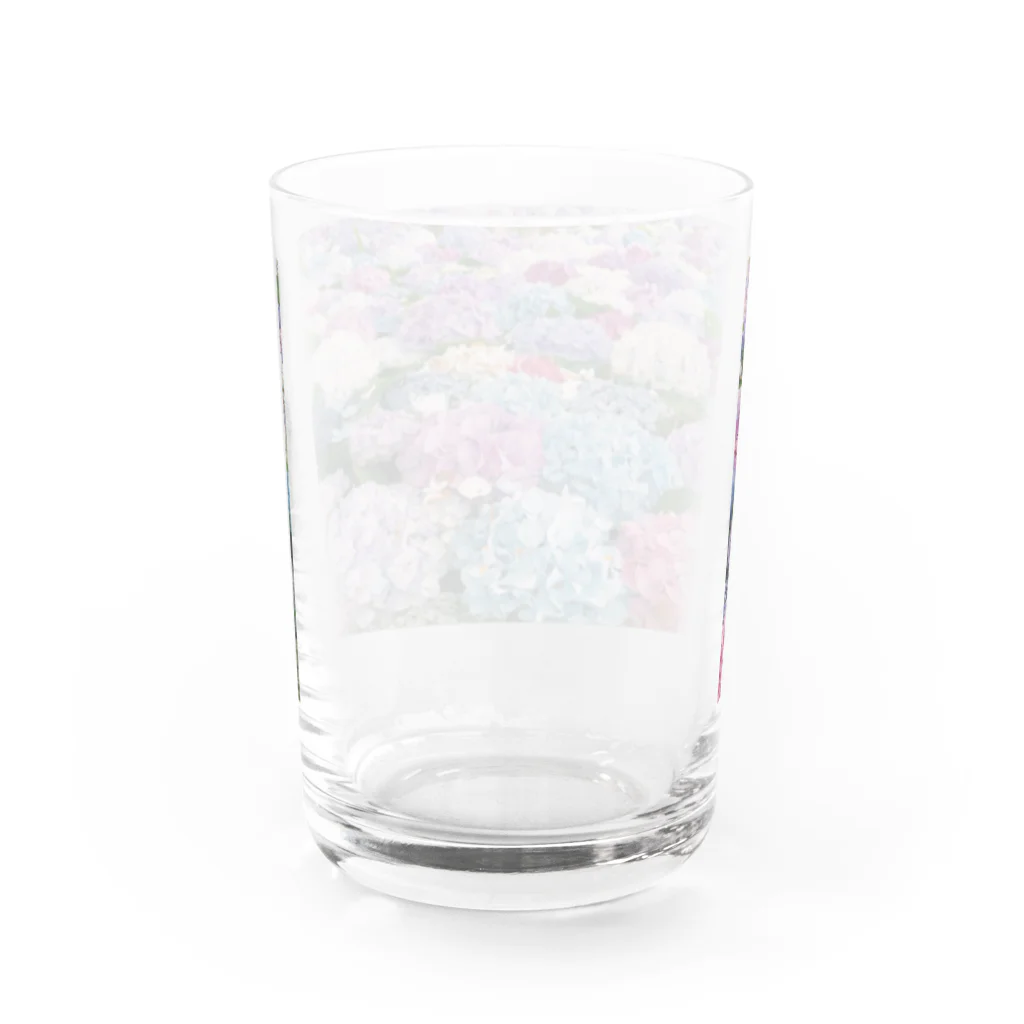 闘牛チャンの涼しげモコモコ Water Glass :back