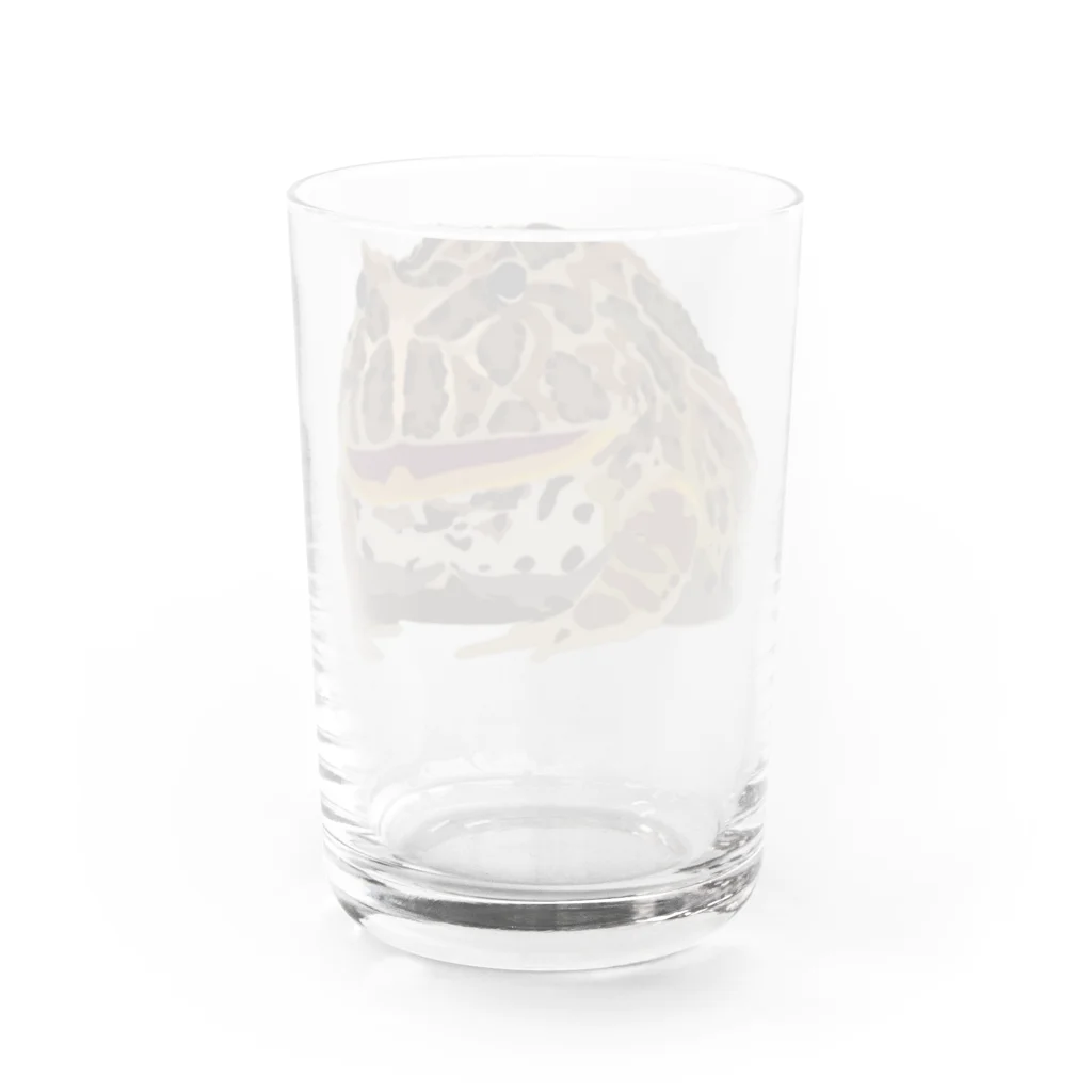 井上アフターバーナーのケロッピちゃん Water Glass :back