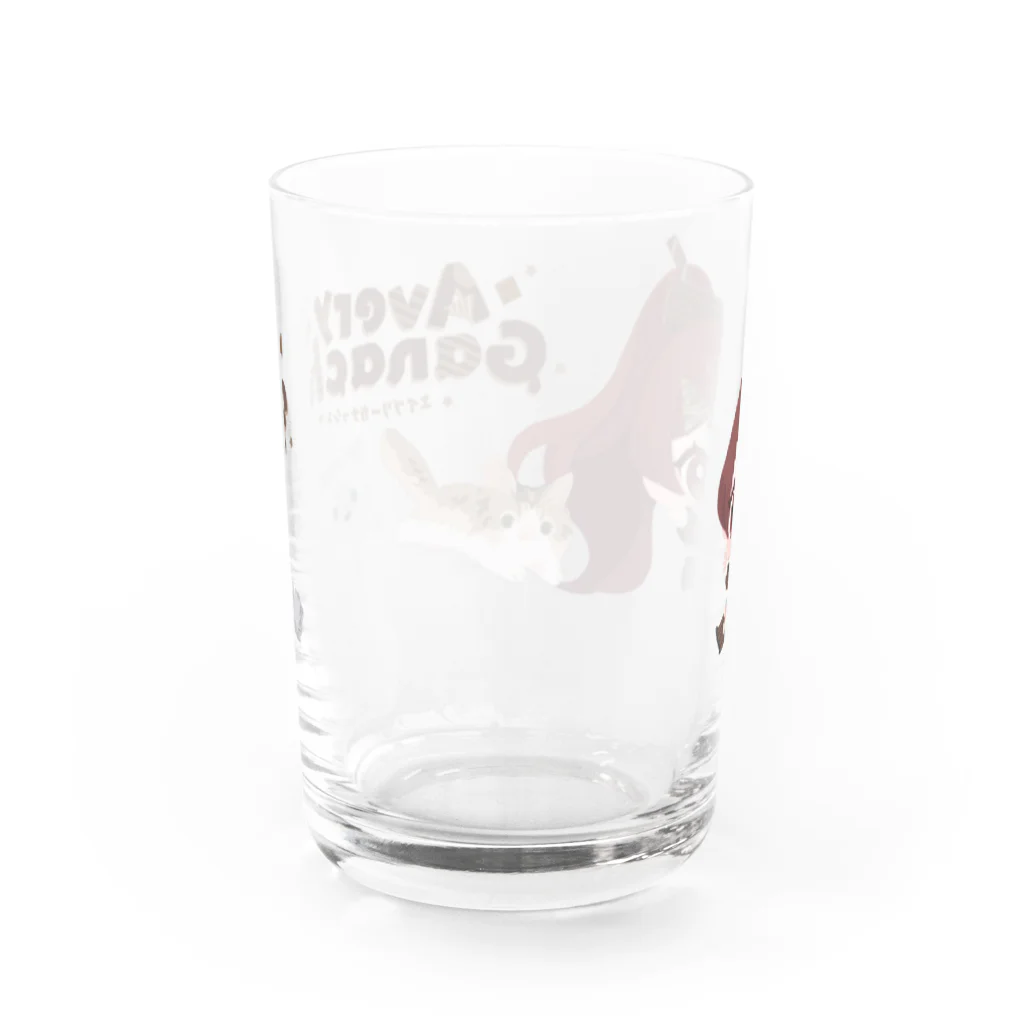 深夜のチョコレート工場のグラス Water Glass :back