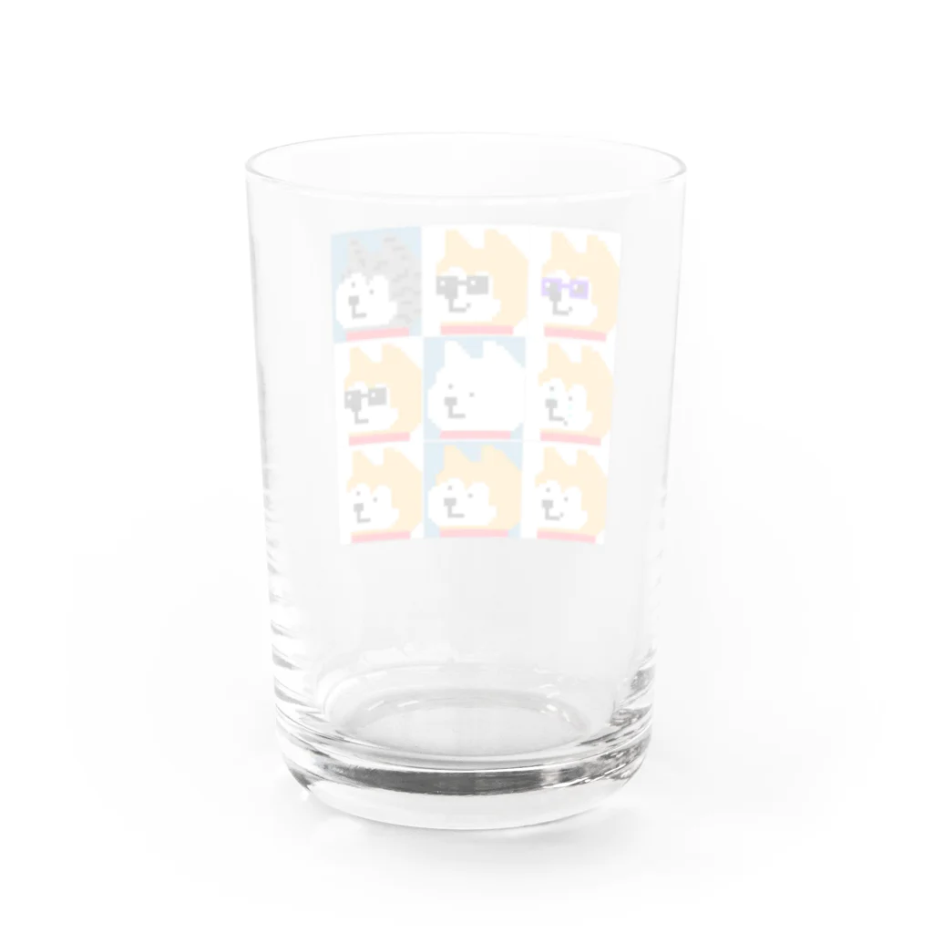 𝘈𝘒𝘈𝘚𝘈𝘒𝘈 🇯🇵の【刻んだ記念】限定秋田犬グッズ Water Glass :back