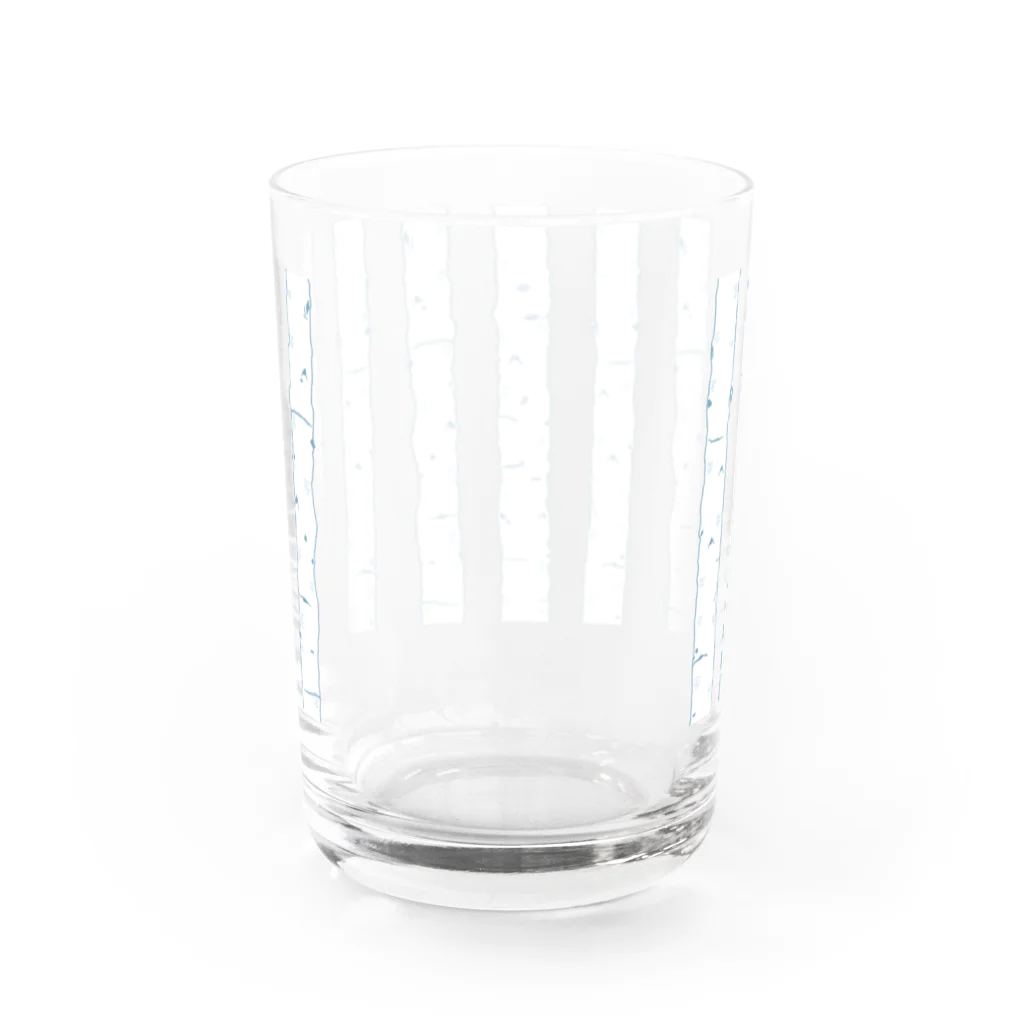 white white whiteの白樺 Water Glass :back