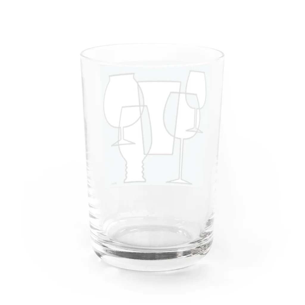 konitanasa_drawのいろんなグラス Water Glass :back