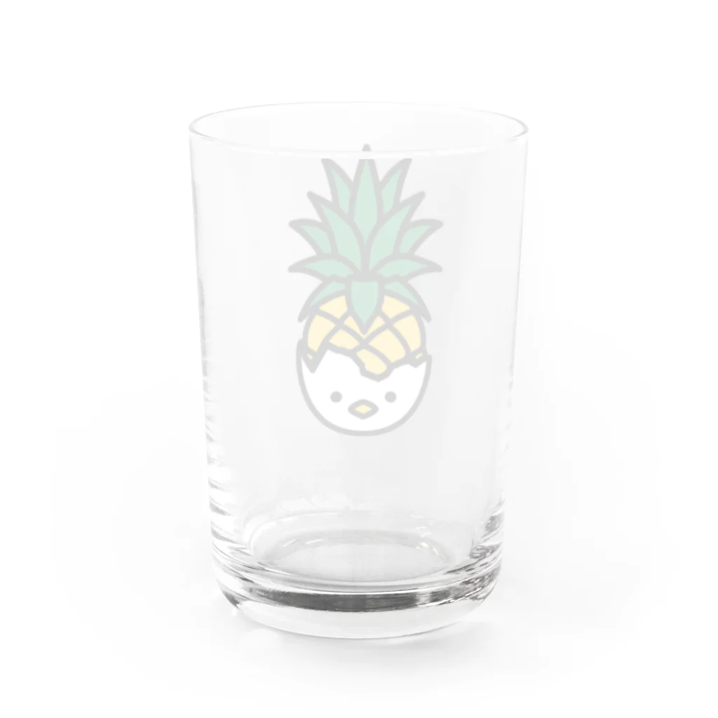 LUCHAのパイナッピヨ Water Glass :back