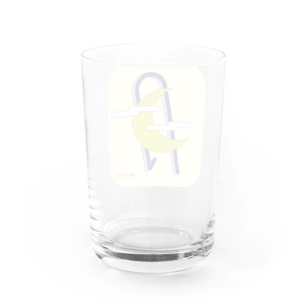 𝘮𝘰𝘰𝘯のつきグラス Water Glass :back