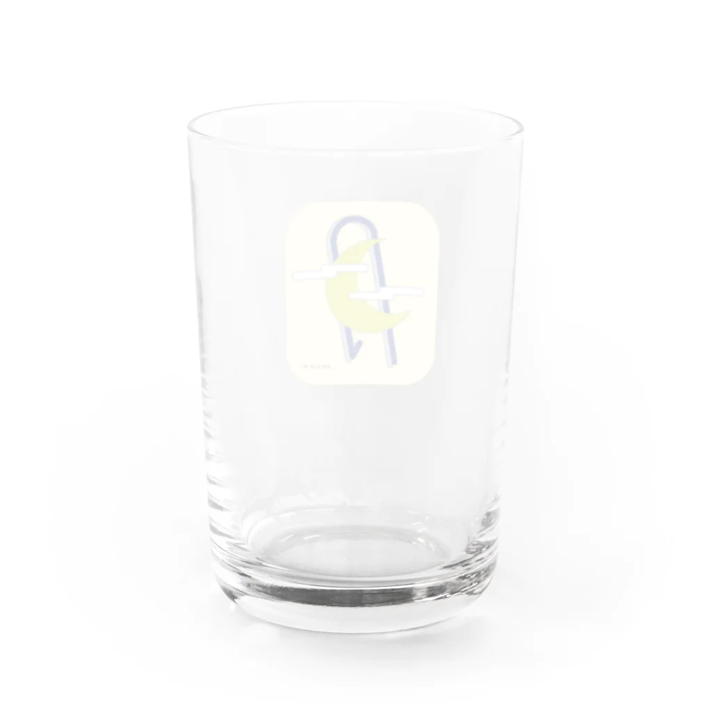 𝘮𝘰𝘰𝘯のグラス Water Glass :back