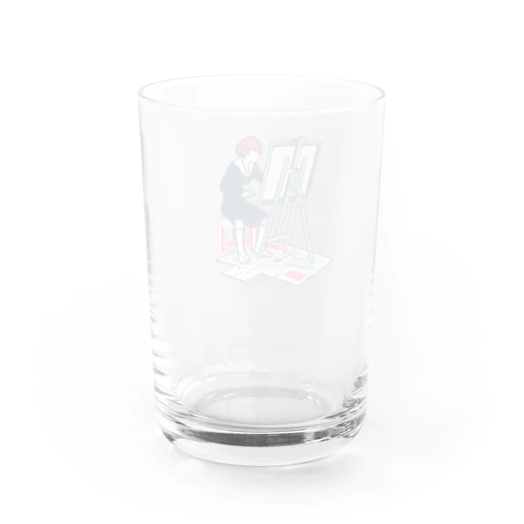 モナカの時間も忘れて Water Glass :back