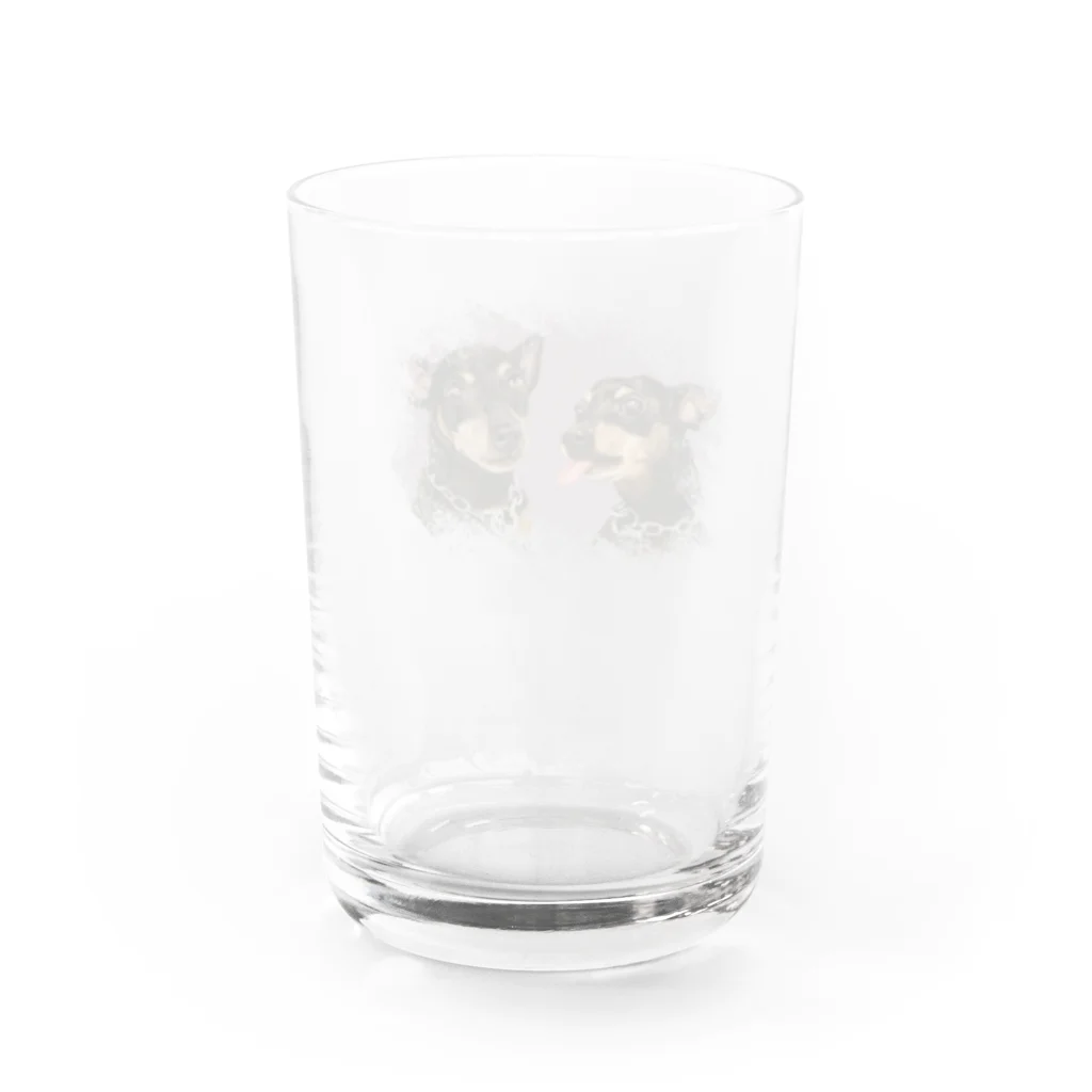 K&M(かむ)のミニチュアピンシャー Water Glass :back