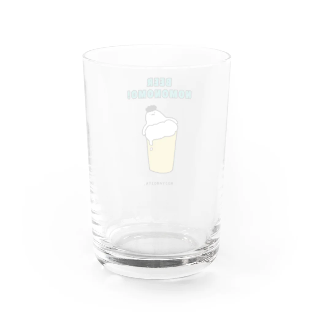 mojya_mojyaのもじゃすけグラス（BEER）240ml Water Glass :back