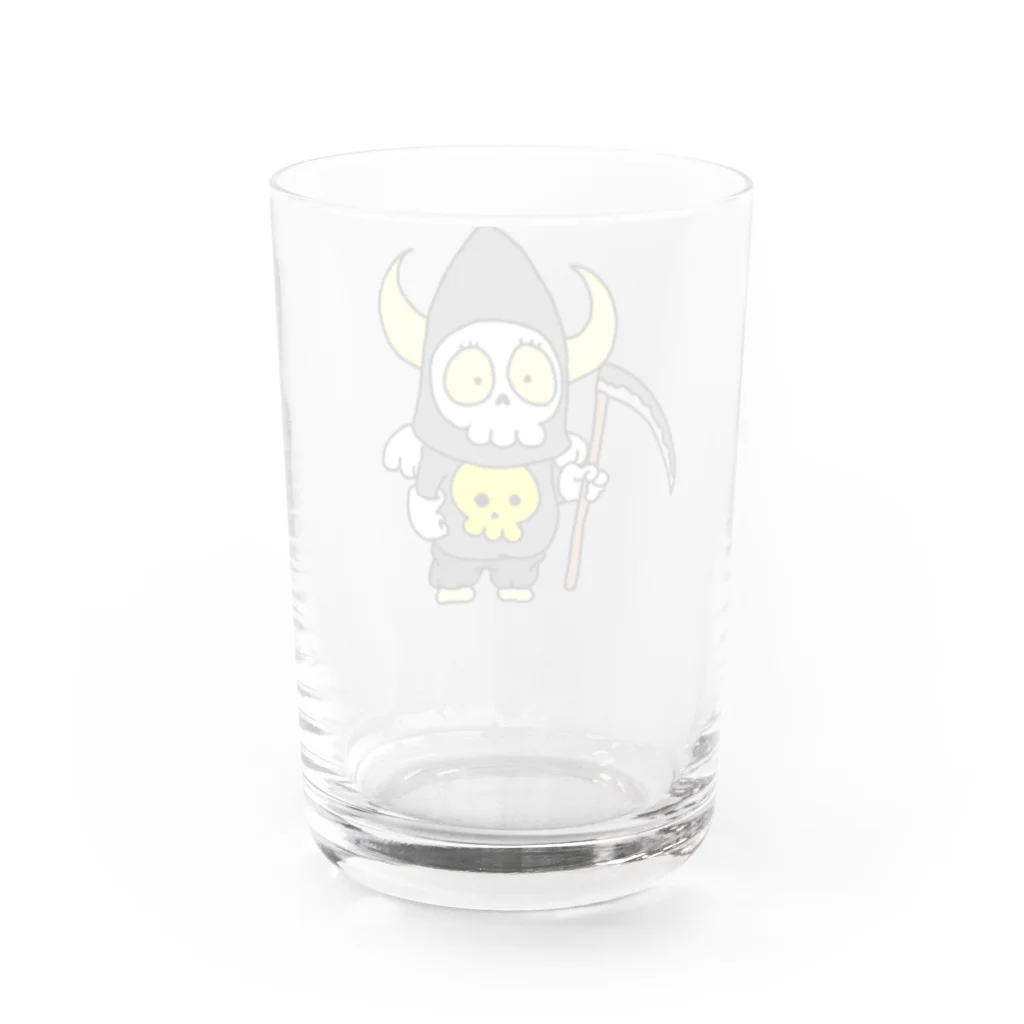 happyflowerの死神グッズ Water Glass :back