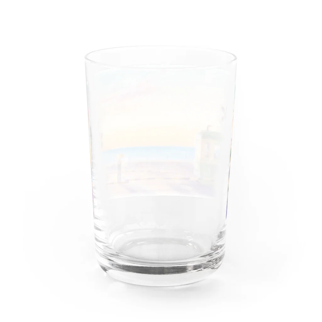 NAGOMIDA_DESIGNの七里ヶ浜キーホルダー グラス反対面