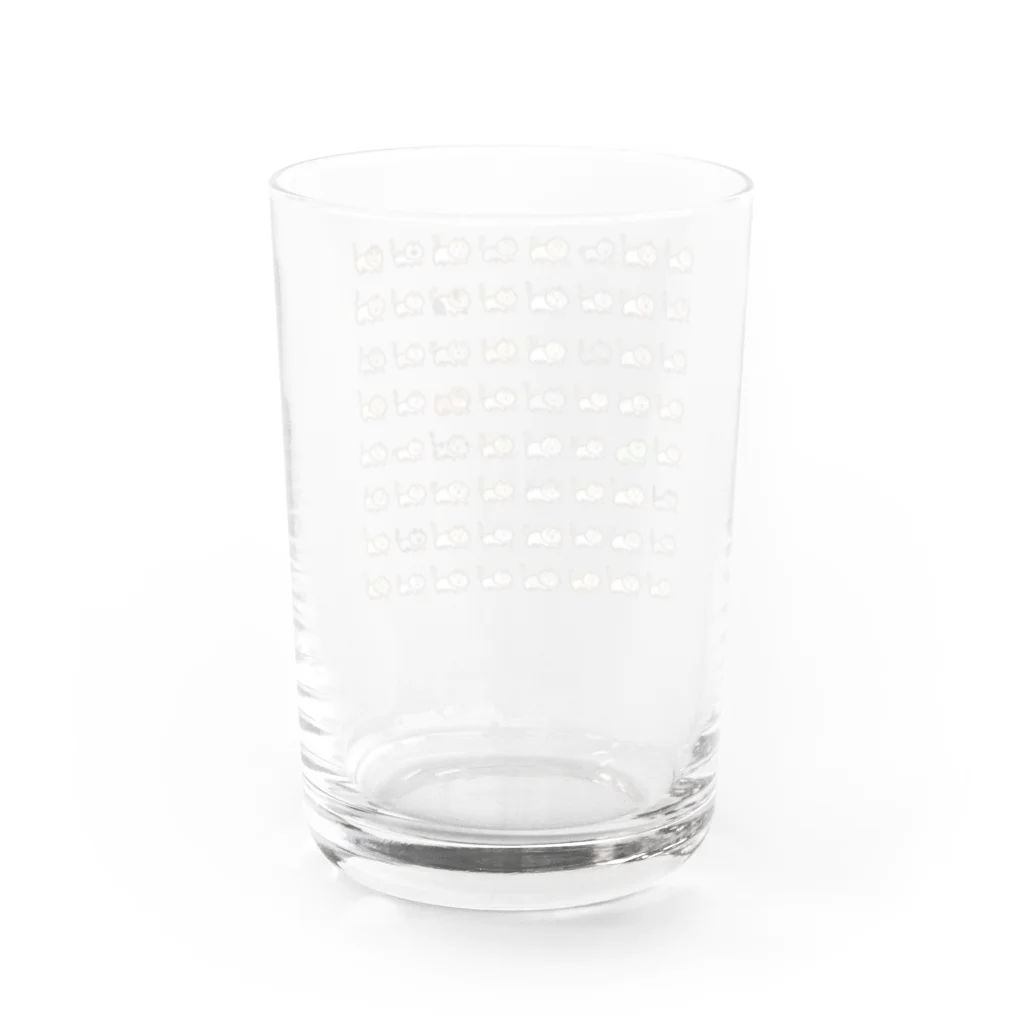 ikomotのにゃんころさんと一緒 Water Glass :back